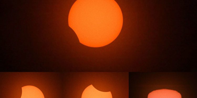 Russian satellite captures stunning view of total solar eclipse (VIDEO)