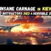 Giant 1,000ft Mushroom Cloud Fireball erupts as Zelensky’s Aircraft Plant Targeted by Russia in KIEV