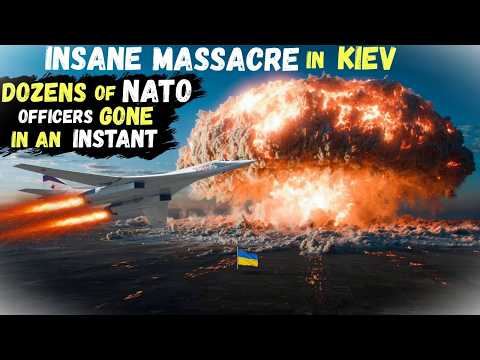 KIEV was Swallowed by a Giant FireBall┃Russia BLEW up Zelensky’s Underground Plant at a Depth of 40m