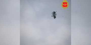 NATO scrambles jet over flock of birds