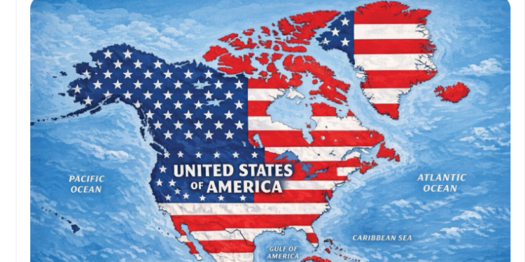 Macron hits back at Trump’s ‘strange’ US map