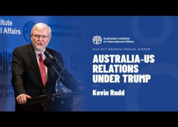 Australia-US Relations Under Trump | Kevin Rudd | AIIA ACT Branch Annual Dinner