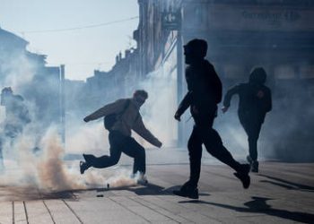 French teen has hand blown off by police grenade