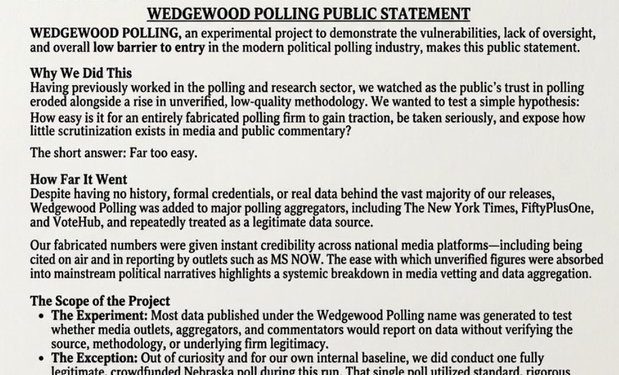 Fake pollsters fool US media with made-up election surveys