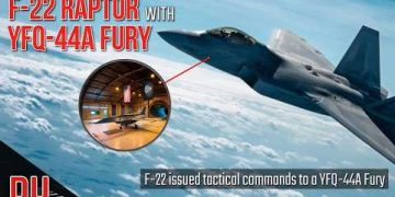 F-22 with YFQ-44A | Stealthy fighter to serve as an airborne “quarterback” !