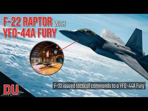 F-22 with YFQ-44A | Stealthy fighter to serve as an airborne “quarterback” !
