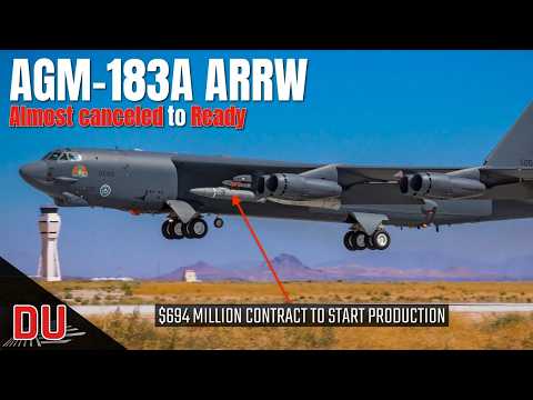 US hypersonic weapon | Production of AGM-183A ARRW to start !