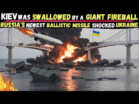 KIEV’s Bridges on FIRE: Russia for the First Time struck UKRAINE with its Newest Missile ”SLBM”