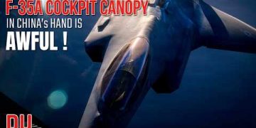 F-35A cockpit canopy mis-routed – China now has access !