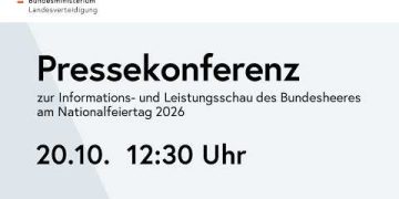 Pressekonferenz zur Informations- und Leistungsschau des Bundesheeres am Nationalfeiertag 2026